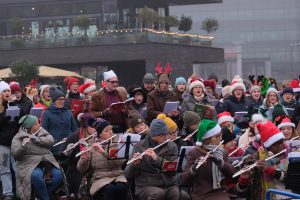 Join hundreds of musicians to perform carols and festive music