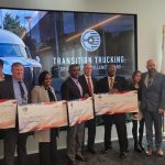 Christmas Comes Early for Brandon Meredith of Slay Transportation, the 2023 Transition Trucking: Driving for Excellence Award Winner