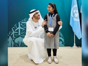 Watch: Girl, 7, advocates climate, meets COP28 President in Dubai