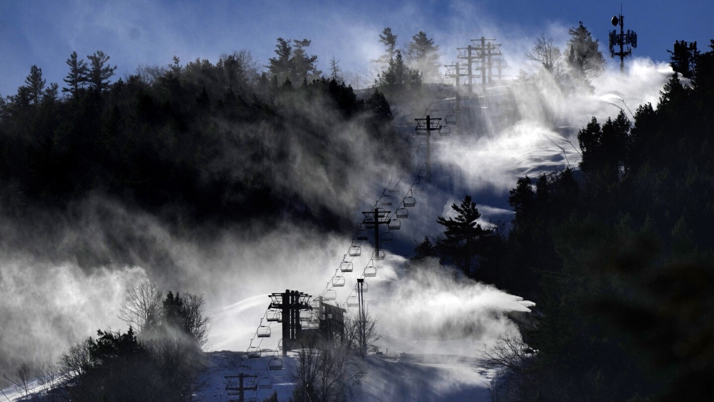 Dreaming of a white Christmas? Try Alaska. Meanwhile, some US ski areas struggle with rain