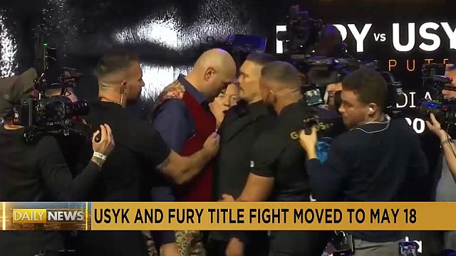 Usyk and Fury title fight rescheduled to May 18 in Saudi Arabia