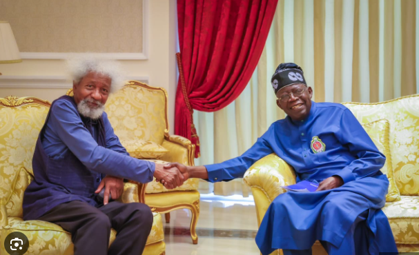 Soyinka visits Tinubu after advising him to leave politics for young people