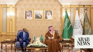 Saudi defense minister holds bilateral meetings during counterterrorism talks in Riyadh