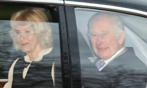 King Charles seen in public as Harry flies in to see him after cancer diagnosis