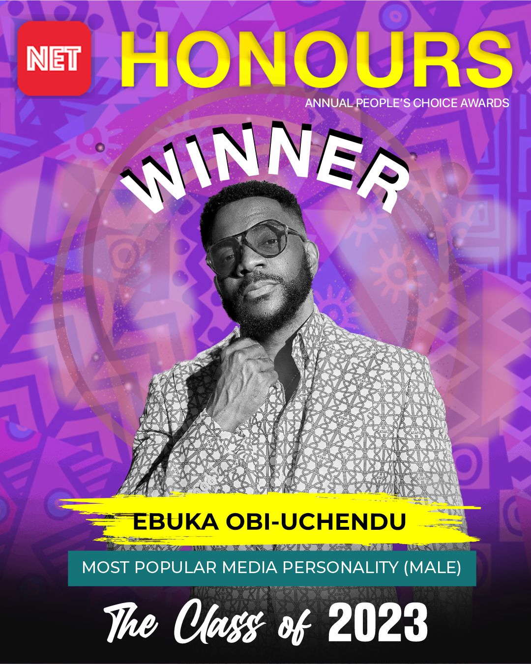 Class, Style And Suave: The Story Of Ebuka Obi-Uchendu, NET Honours 2023 Most Popular Media Personality