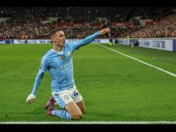 Foden’s hat-trick leads City to win over Brentford