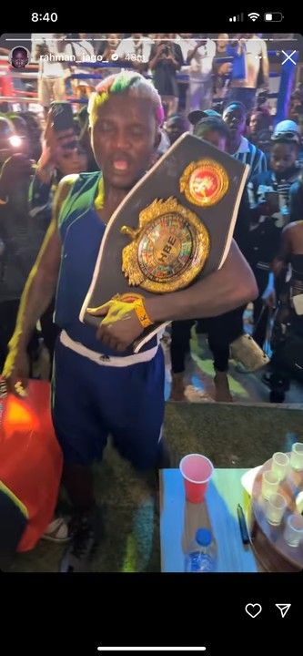 Portable Beats Charles Okocha (Igwe Tupac) In Boxing Match