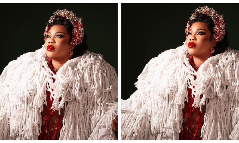 Toyin Lawani Creates Dress With Pepper