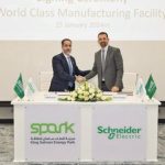 SPARK and Schneider Electric sign agreement for high-tech manufacturing facility in Saudi Arabia