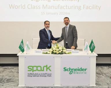 SPARK and Schneider Electric sign agreement for high-tech manufacturing facility in Saudi Arabia