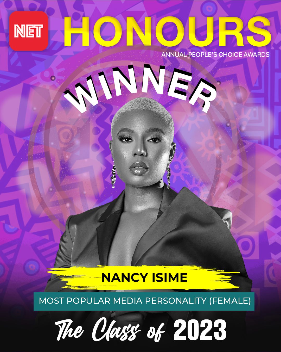 Nancy Isime Takes The Crown For Most Popular Media Personality