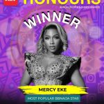 Mercy Eke Wins Most Popular BBNaija Star Two Months After Emerging First Runner-up Of All Stars Edition