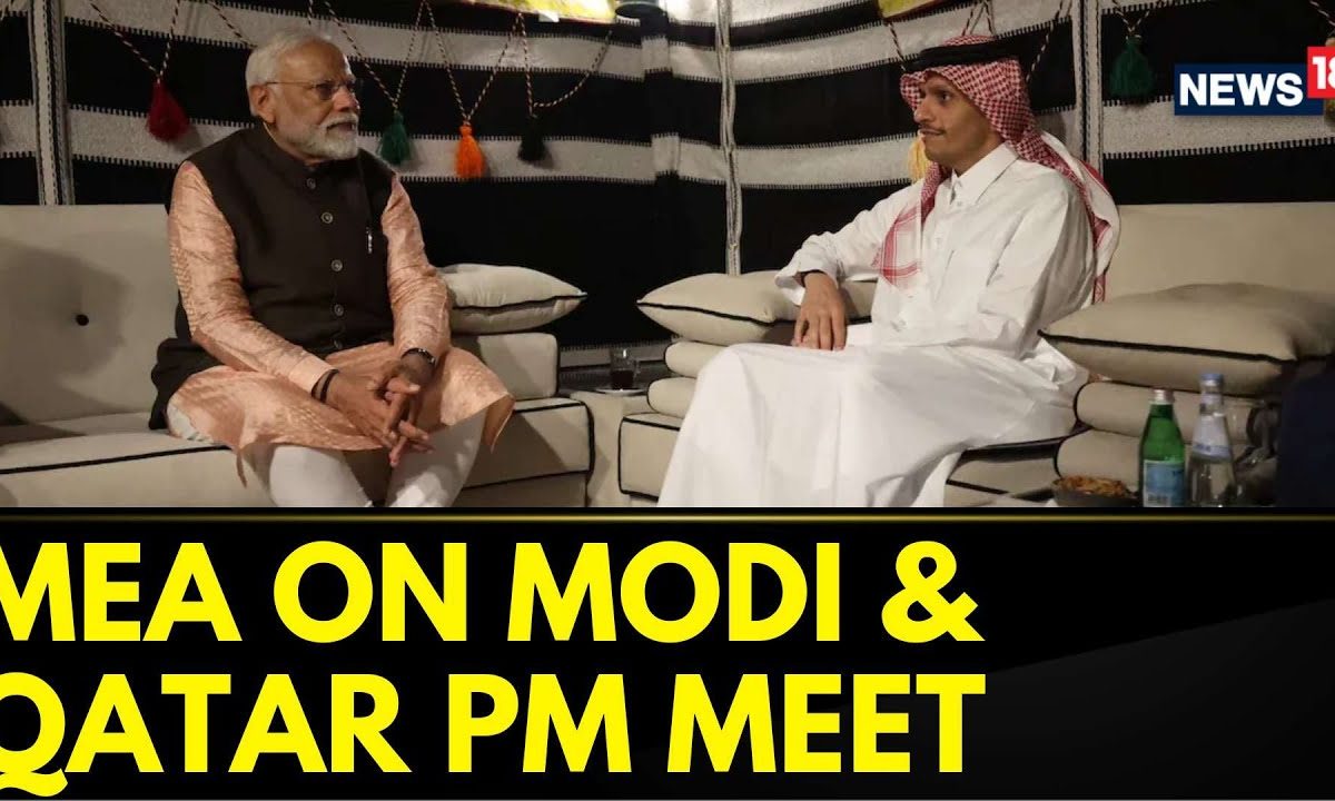 PM Modi Arrives In Doha To Meet With Emir Of Qatar | MEA’s Statement On Modi Meeting Qatar PM