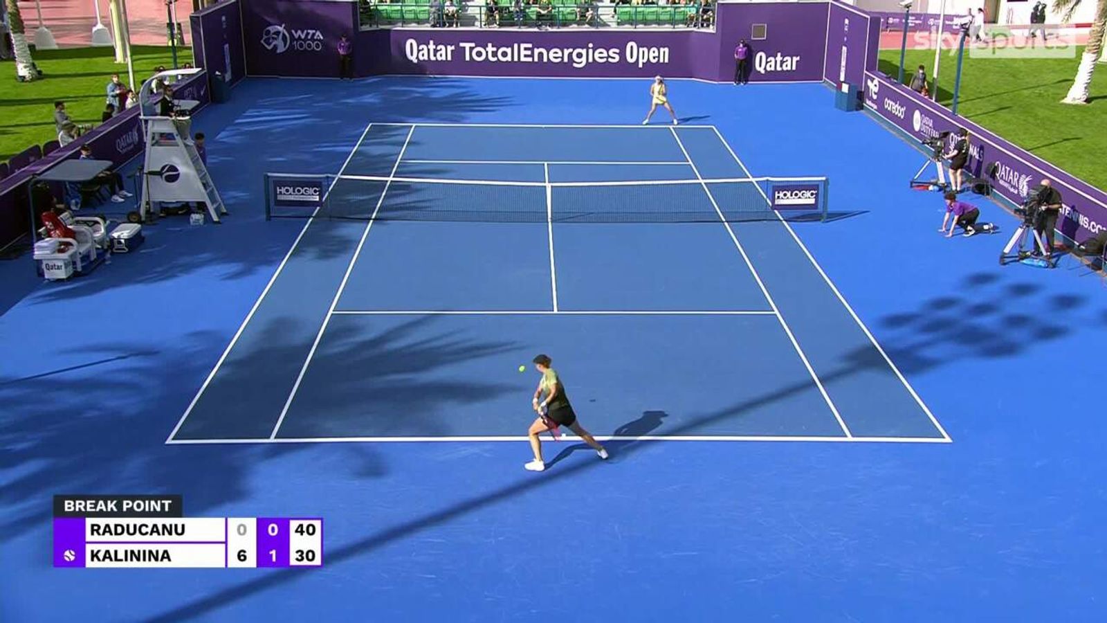 Highlights: Emma Raducanu slips to straight sets loss in Qatar | Tennis News | Sky Sports