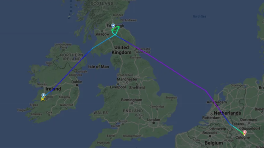 Passengers wake up in the wrong country after Storm Isha disrupts flight plans in Europe