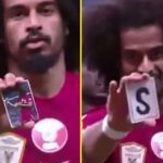 Qatar player stuns fans with card trick celebration as he bags hat-trick of penalties in Asian Cup final