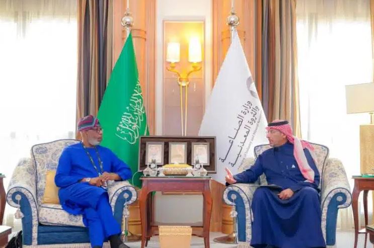 Minister Of Solid Minerals Development, Alake Meets Saudi Arabia Counterpart In Riyadh (Photos)