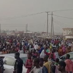 BREAKING: Police teargas Nigerians protesting hardship under Tinubu [VIDEO]