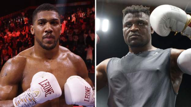 Anthony Joshua: Briton to face ex-UFC fighter Ngannou in Saudi Arabia, confirms promoter Hearn