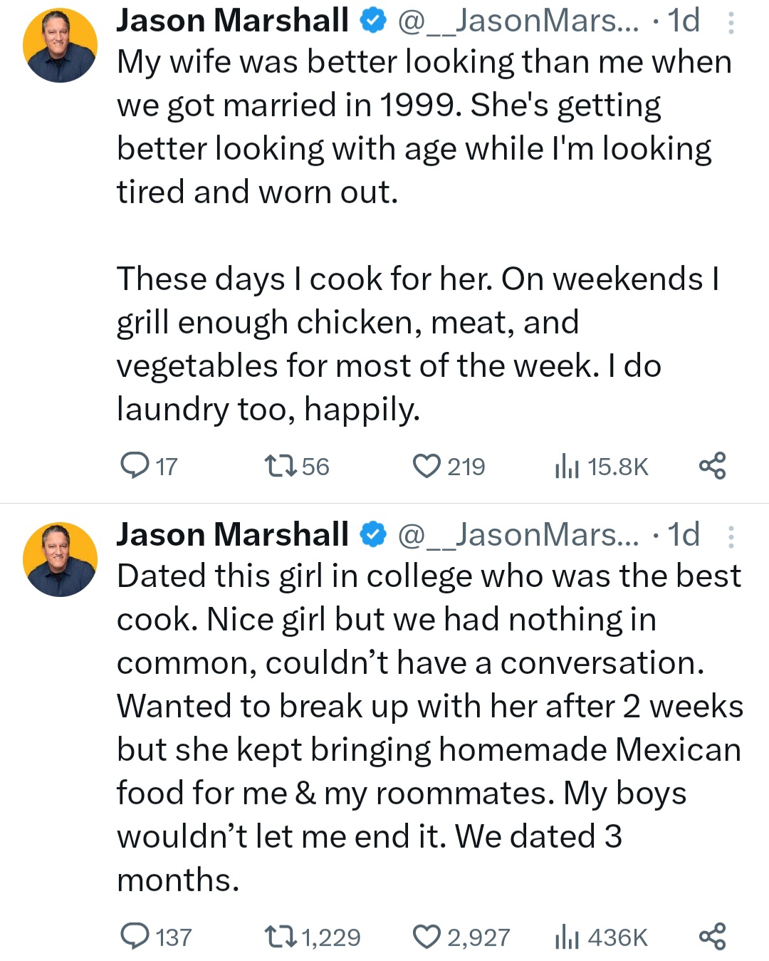 Caucasian man weighs in on the Nigerian woman who wakes by 4am to cook so her husband won’t eat from his female colleague; reveals his wife’s reaction to it