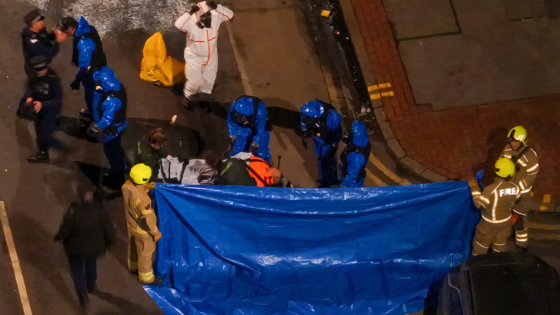 Man sparks London bus horror after threatening passengers ‘with unknown substance’ – as cops strip & arrest suspect