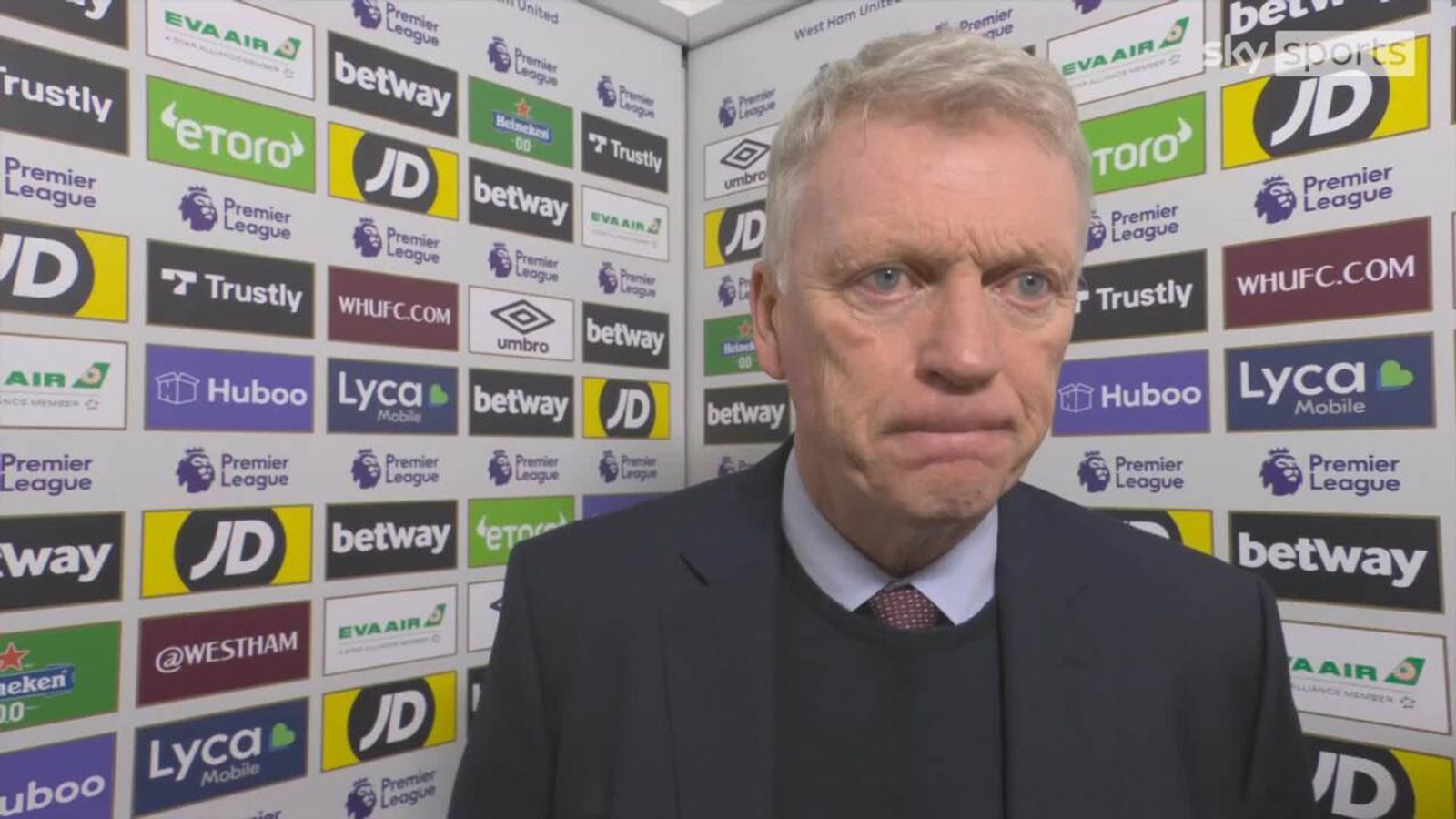 David Moyes: Moyes: I understand West Ham fans leaving at half-time in defeat to Arsenal | Football News | Sky Sports