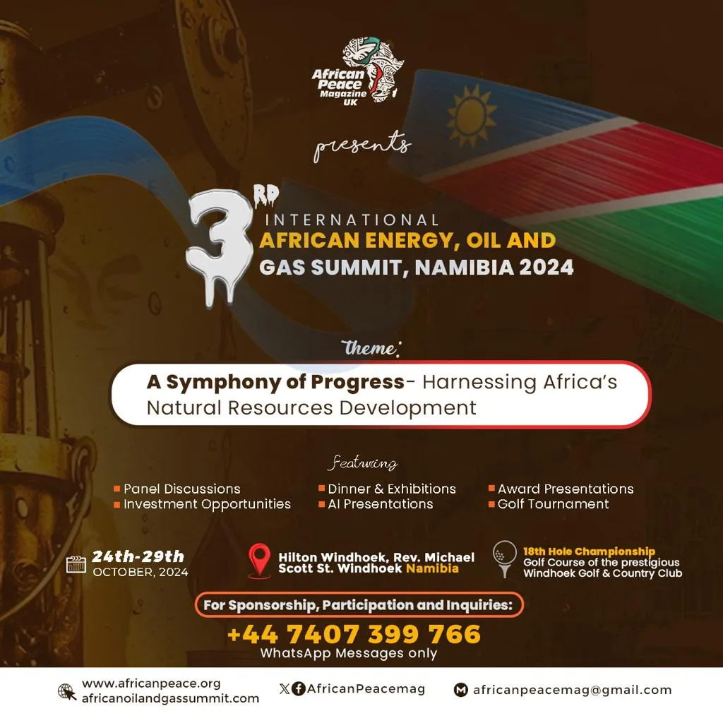 [SAVE THE DATE]: 3rd African Energy, Oil and Gas Summit, Namibia 2024