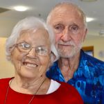 Despite celebrating Valentine’s Day in aged care, Di and John’s love hasn’t dwindled in 67 years