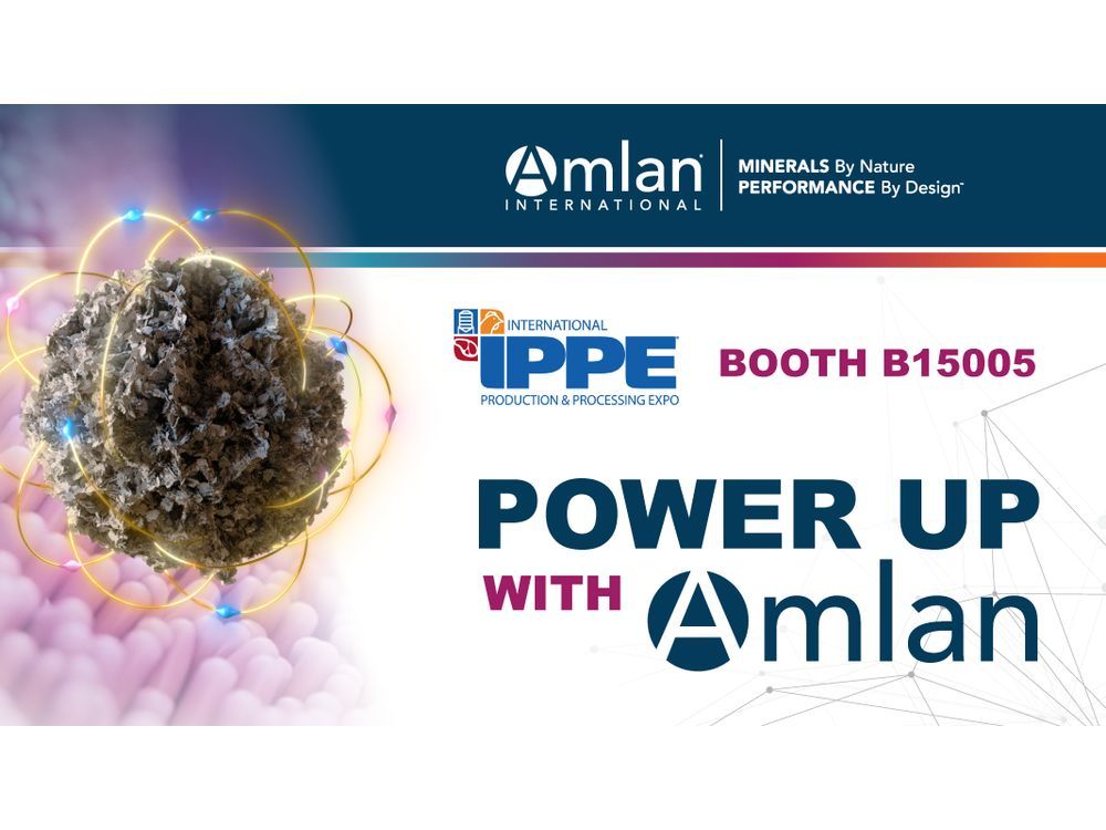 Amlan International Set To Exhibit Natural Mineral Technology At International Production And Processing Expo (IPPE)