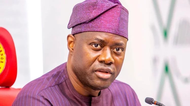 Seyi Makinde joins NLC protest in Oyo