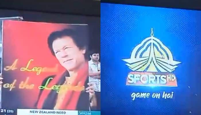 PTV Sports Stops NZ vs PAK 4th T20I Coverage After Fan Flashes Pro-Imran Khan Placard, Video Goes Viral; Watch