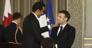 France and Qatar make joint call for ceasefire in Gaza as they celebrate partnership