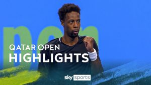 Gael Monfils takes control of tie break to edge Zhang | Tennis News | Sky Sports