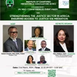 [Register Now]: Strengthening the Justice Sector in Africa: Ensuring Access to Justice via Mediation