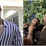 “Water Full Their Eyes” – VeryDarkMan Mock Haters As He Links Up With Davido In London