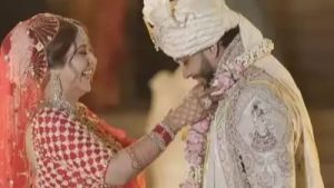 Mahadev Actress Sonarika Bhadoria Ties The Knot With Vikas Parashar, Video Goes Viral