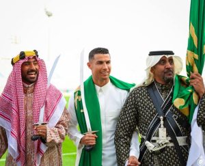 Cristiano Ronaldo & Karim Benzema Wear Traditional Attire on Saudi Arabia’s Founding Day