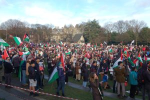 Hundreds of thousands of pro-Palestine marchers to protest near Israeli embassy