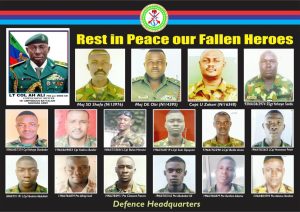 Defence HQ Releases Names Of Military Personnel Killed In Delta State (FULL LIST)