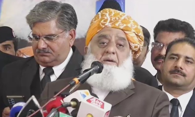 Fazl says will criticise institutions until they ‘meddle’ in politics