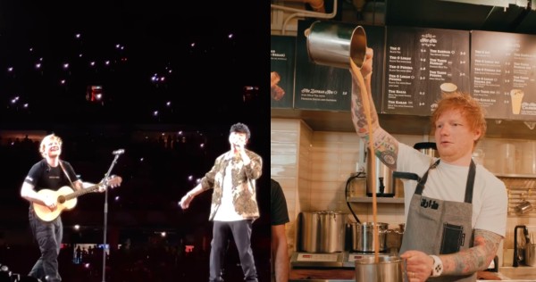 Like a local: Ed Sheeran sings Chinese song with JJ Lin, tries his hand at making teh tarik in Singapore, Entertainment News