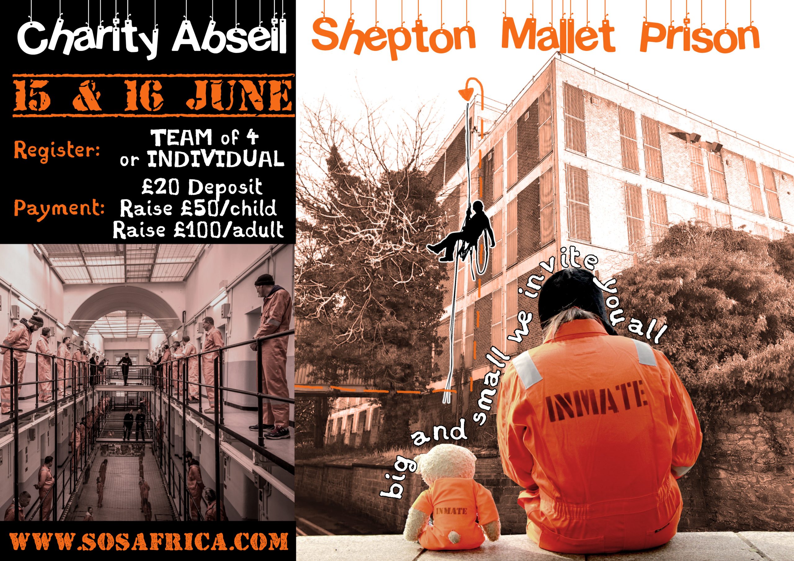 Shepton Mallet Prison Charity Abseil