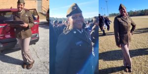 Nigerian lady shares her joy as she joins US Army and becomes a citizen in one day