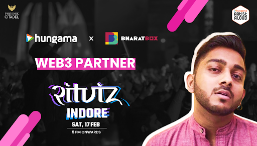 ⁠The Future of Live Entertainment: Experience Ritviz’s Concert with BharatBox & Hungama’s Digital Collectibles