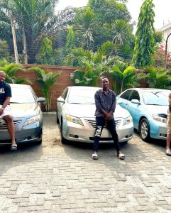 Sabinus gifts 3 cars to his team