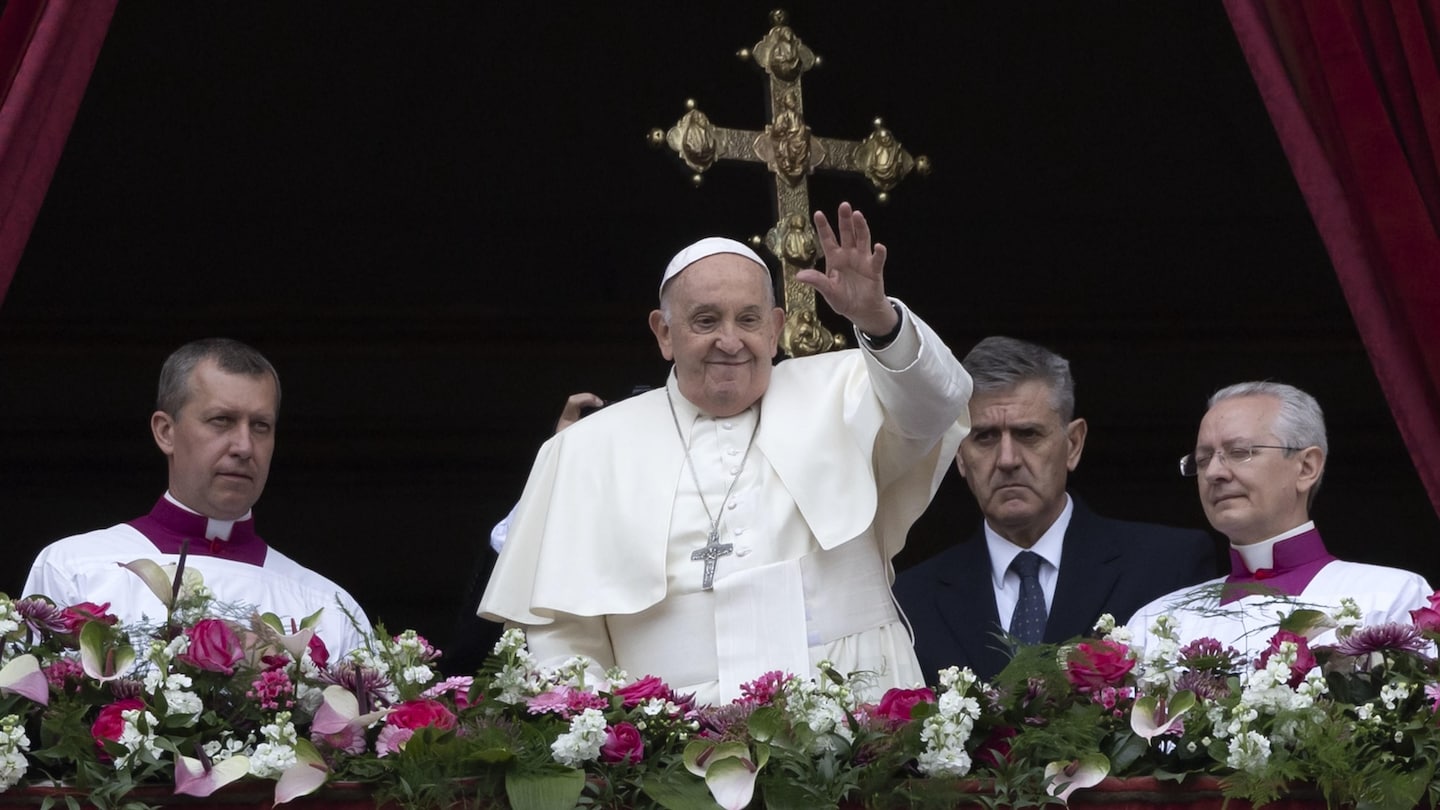 Pope’s Easter speech renews calls for peace in Gaza, Ukraine