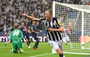 Sean Longstaff scored in the Champions League vs PSG at home, then watched the away fixture in a local pub next to his old school