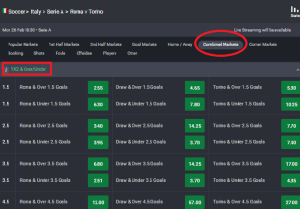 Match result and Over/Under betting explained