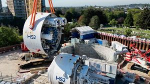 HS2 launches third TBM after underground construction