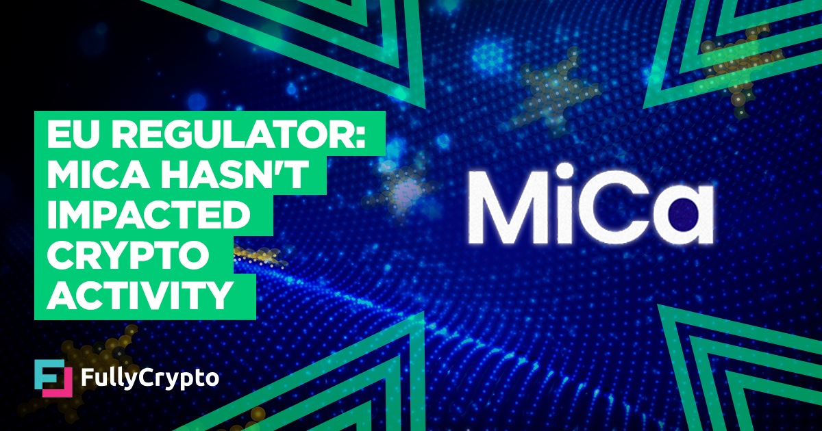 MiCA Has Had Little Impact on Crypto Activity, Says Regulator